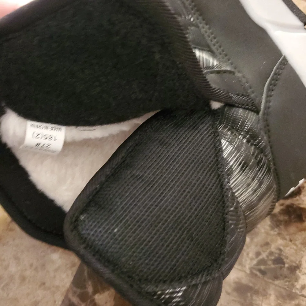 Hobibear Toddler‎ Winter Snow Waterproof Boots Kids Size 27EU/ 10US Black/gray